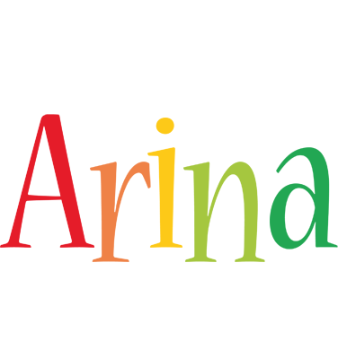Arina birthday logo