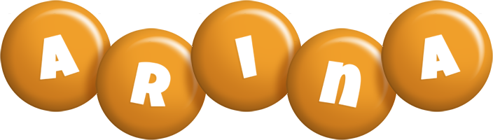 Arina candy-orange logo