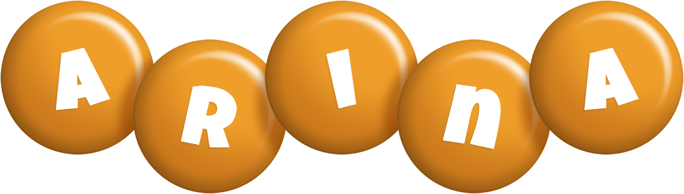 Arina candy-orange logo