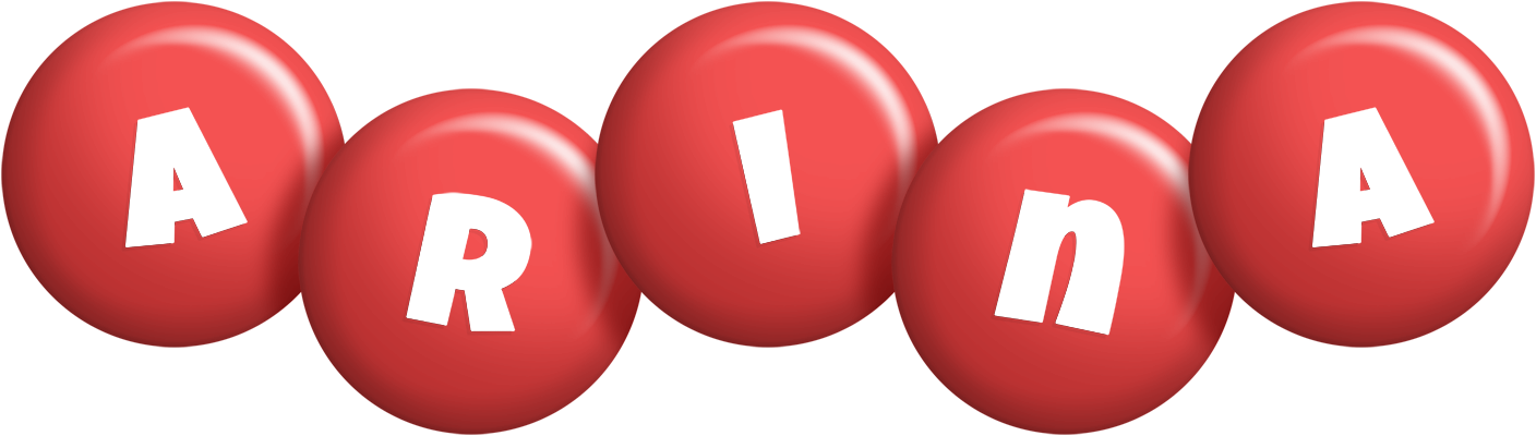 Arina candy-red logo
