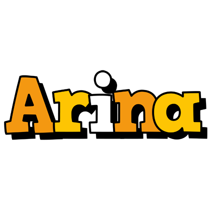 Arina cartoon logo
