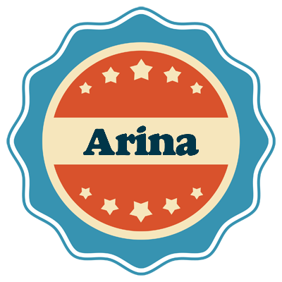 Arina labels logo