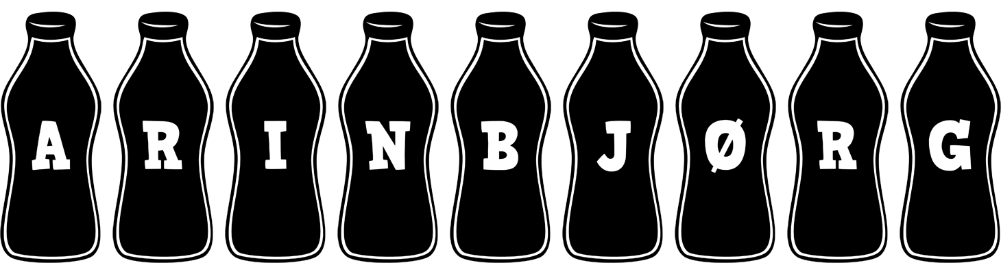 Arinbjørg bottle logo