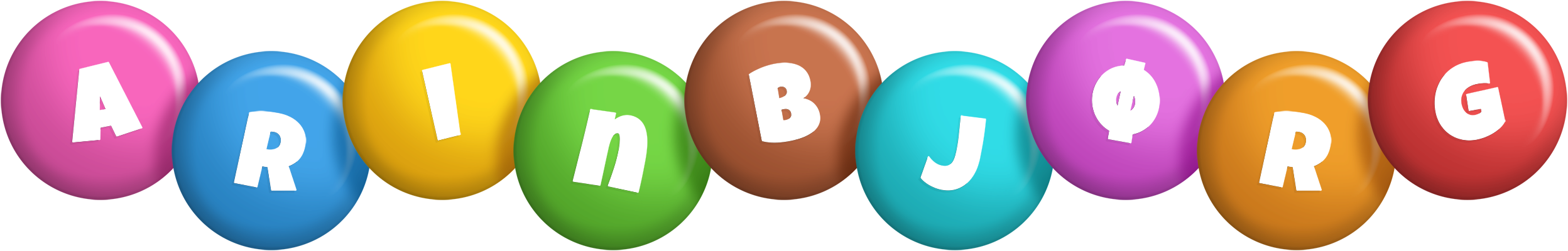 Arinbjørg candy logo