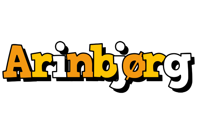 Arinbjørg cartoon logo