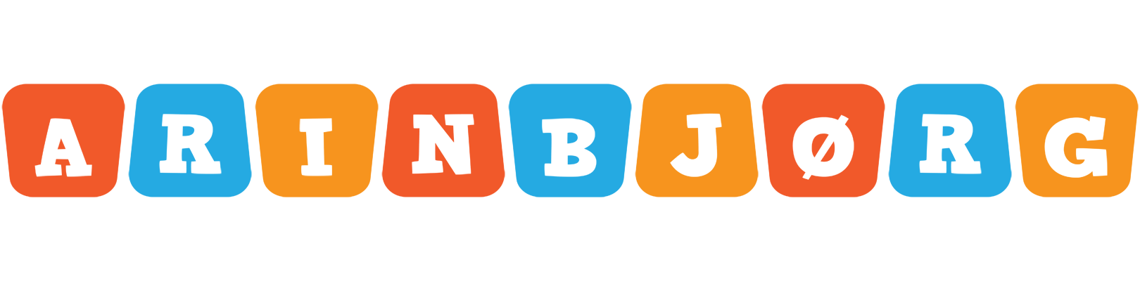 Arinbjørg comics logo