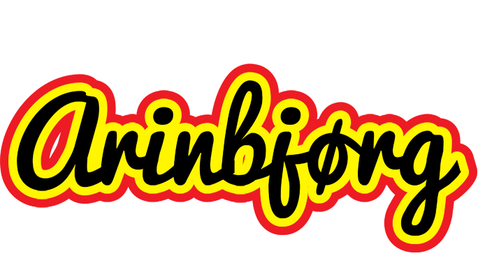 Arinbjørg flaming logo
