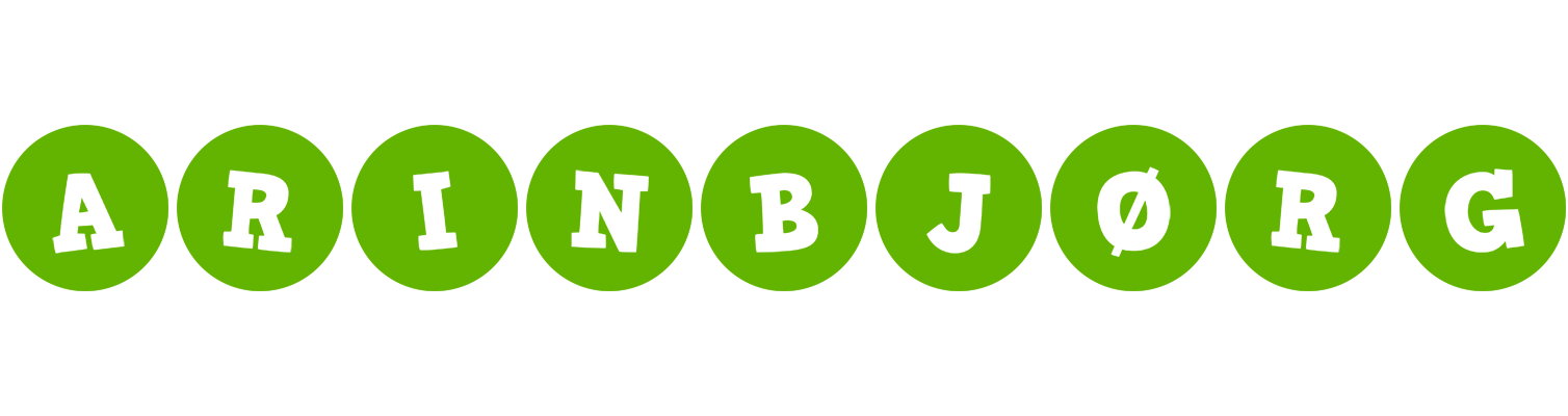 Arinbjørg games logo