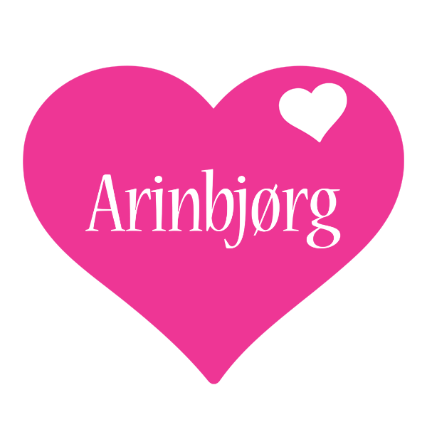 Arinbjørg love-heart logo