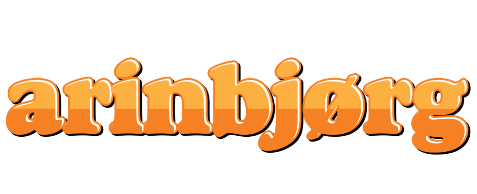 Arinbjørg orange logo