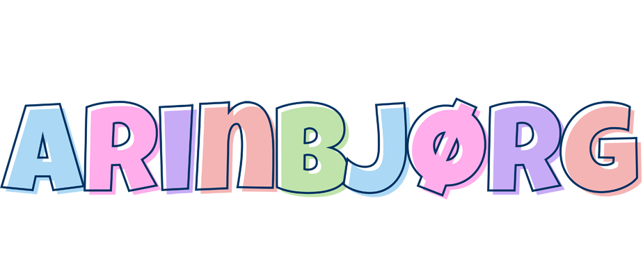Arinbjørg pastel logo