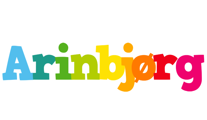 Arinbjørg rainbows logo