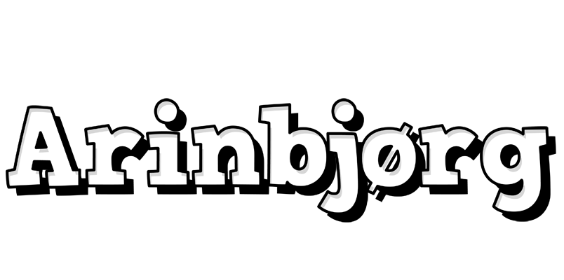 Arinbjørg snowing logo