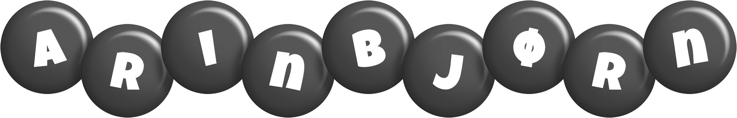 Arinbjørn candy-black logo