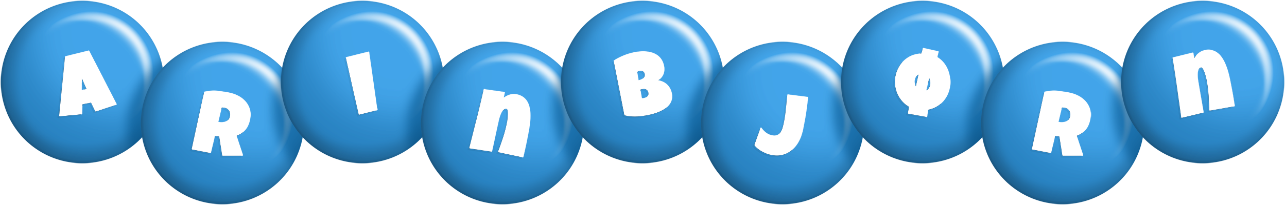 Arinbjørn candy-blue logo
