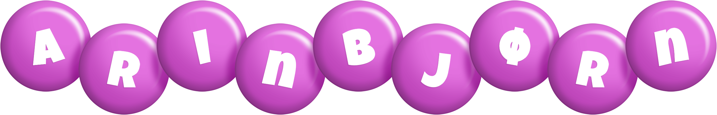 Arinbjørn candy-purple logo