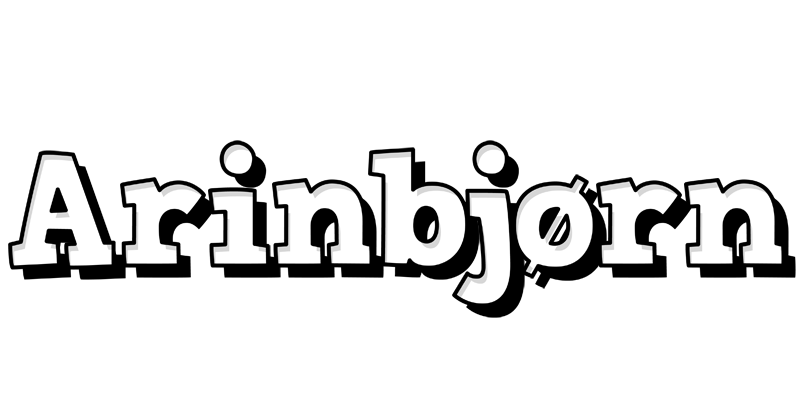 Arinbjørn snowing logo