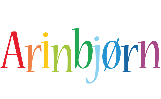 Arinbjørn birthday logo