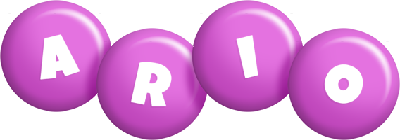Ario candy-purple logo