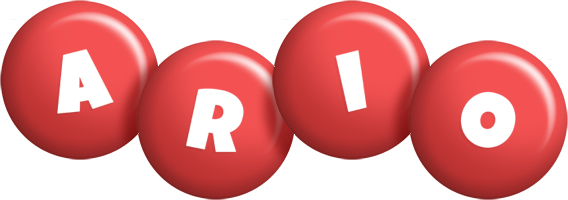 Ario candy-red logo