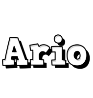 Ario snowing logo