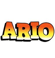 Ario sunset logo