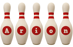 Arion bowling-pin logo