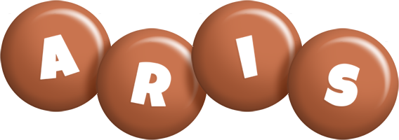 Aris candy-brown logo