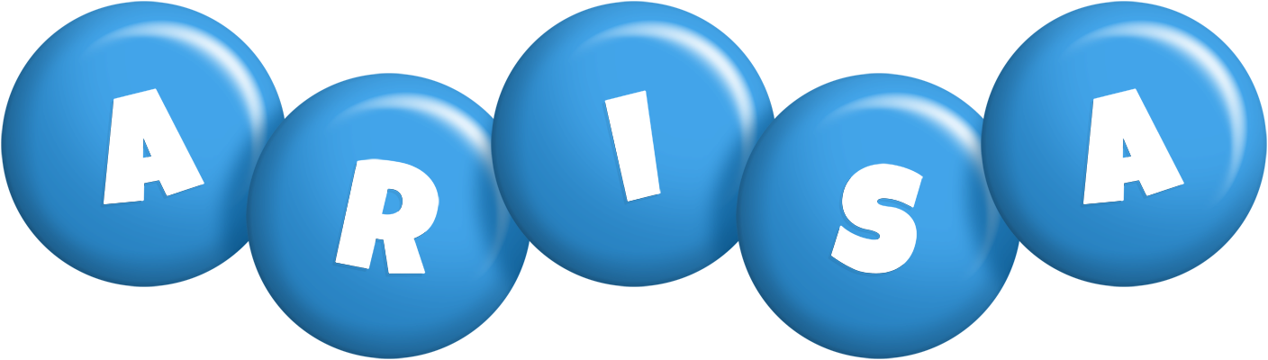 Arisa candy-blue logo