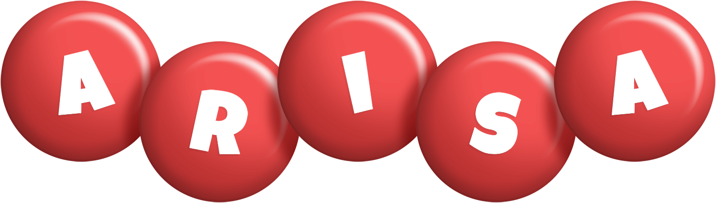 Arisa candy-red logo