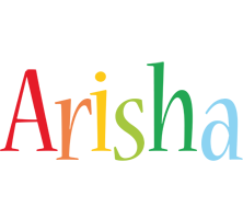 Arisha birthday logo