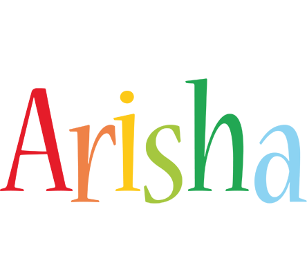 Arisha birthday logo