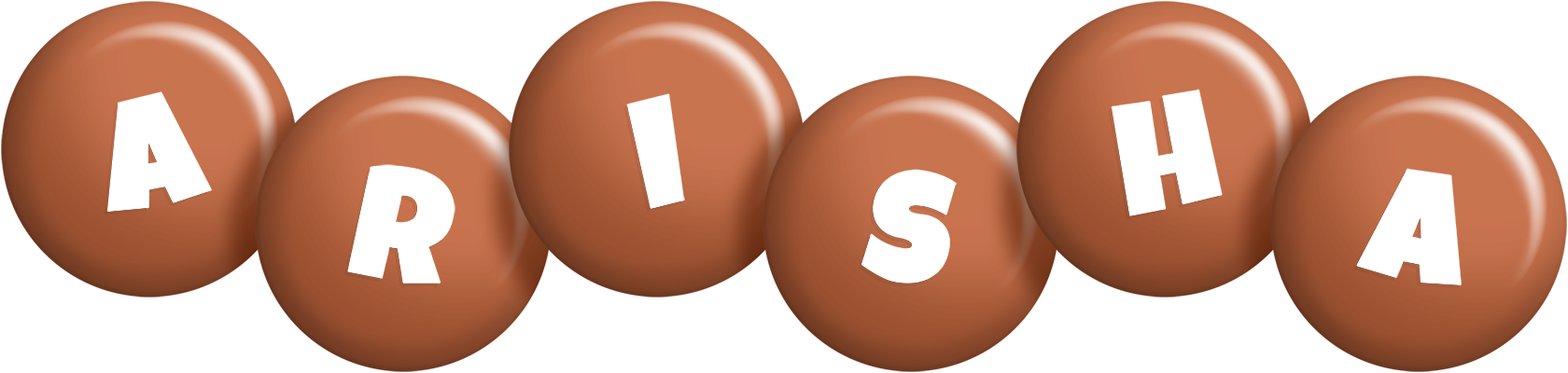 Arisha candy-brown logo
