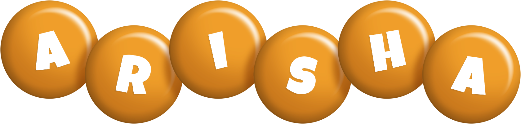 Arisha candy-orange logo
