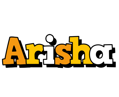 Arisha cartoon logo