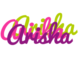 Arisha flowers logo