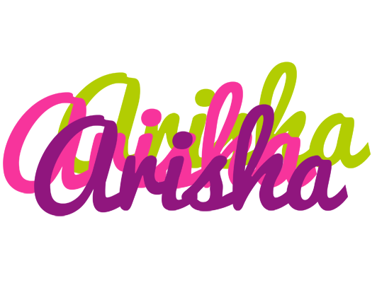 Arisha flowers logo