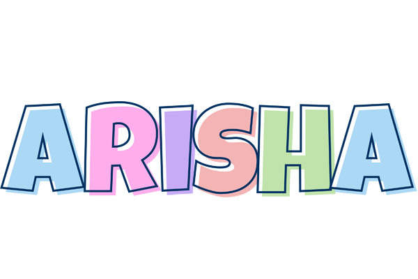 Arisha pastel logo