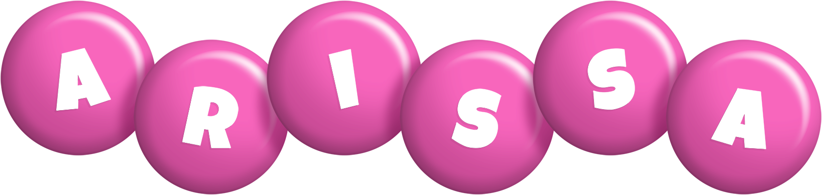 Arissa candy-pink logo