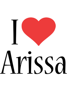 Arissa i-love logo