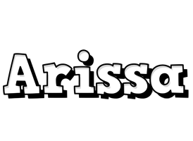 Arissa snowing logo