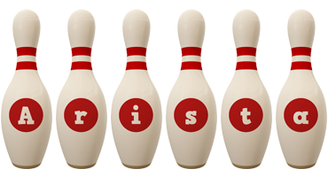 Arista bowling-pin logo