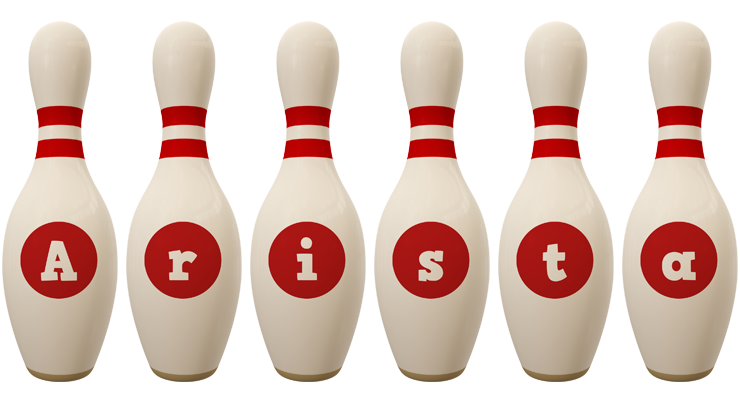 Arista bowling-pin logo