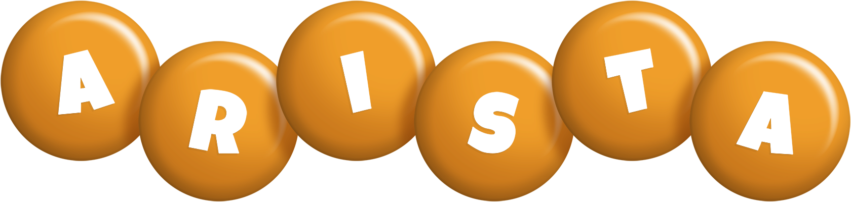 Arista candy-orange logo
