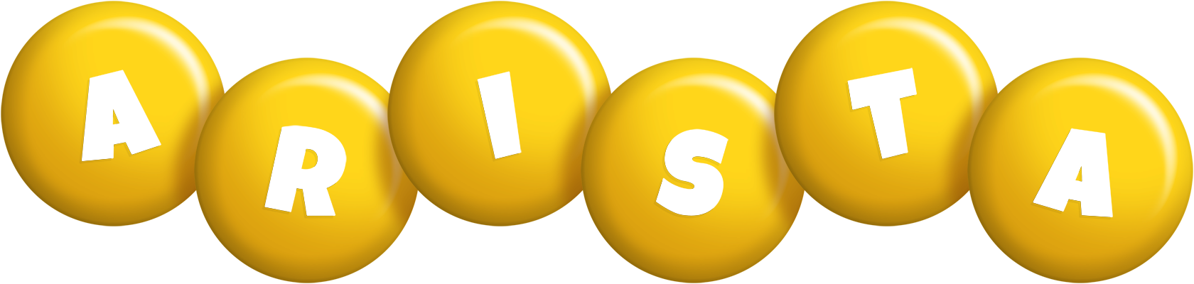 Arista candy-yellow logo