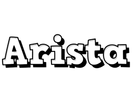 Arista snowing logo