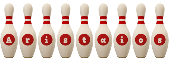 Aristaios bowling-pin logo