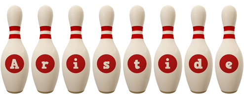 Aristide bowling-pin logo