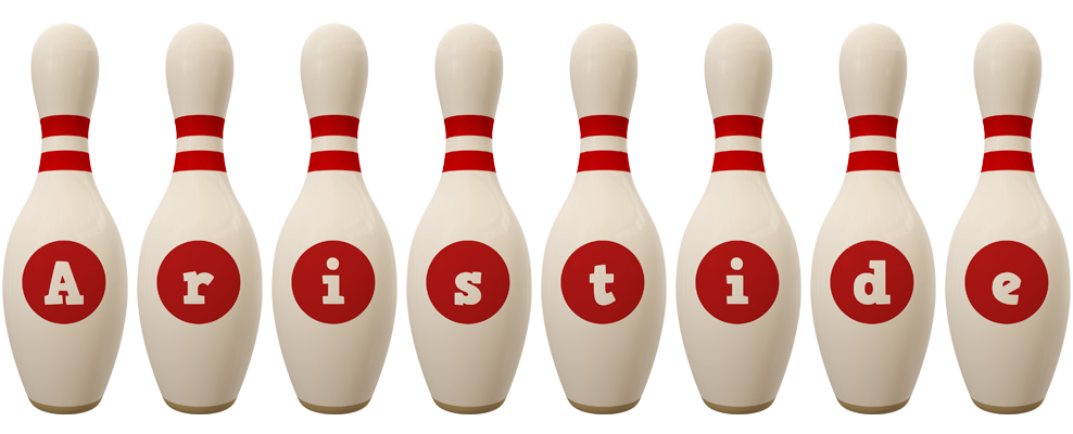 Aristide bowling-pin logo