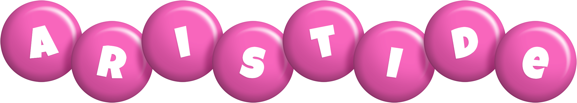 Aristide candy-pink logo